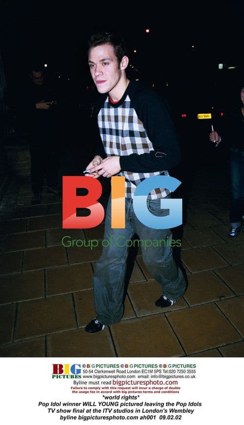 Pop Idol Winner Will Young Leaves Finale