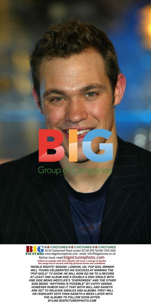 Pop Idol Winner Will Young Celebrates