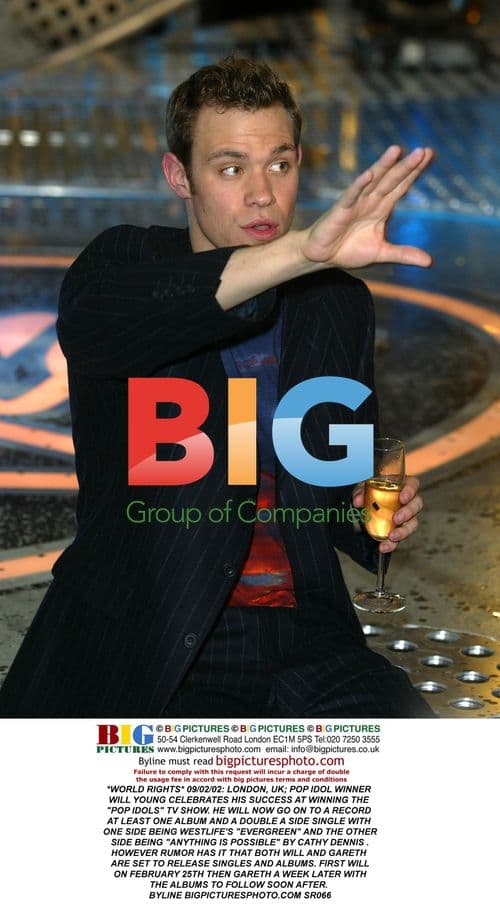 Will Young Celebrates 'Pop Idol' Win