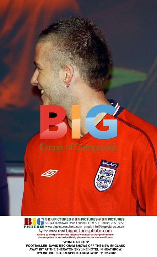 David Beckham Shows Off New England Away Kit