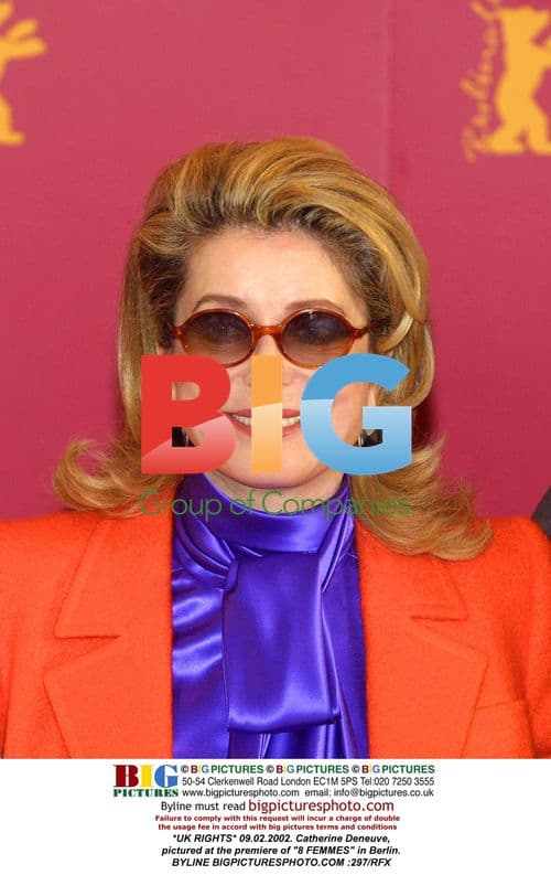 Catherine Deneuve at "8 Femmes" Berlin Premiere