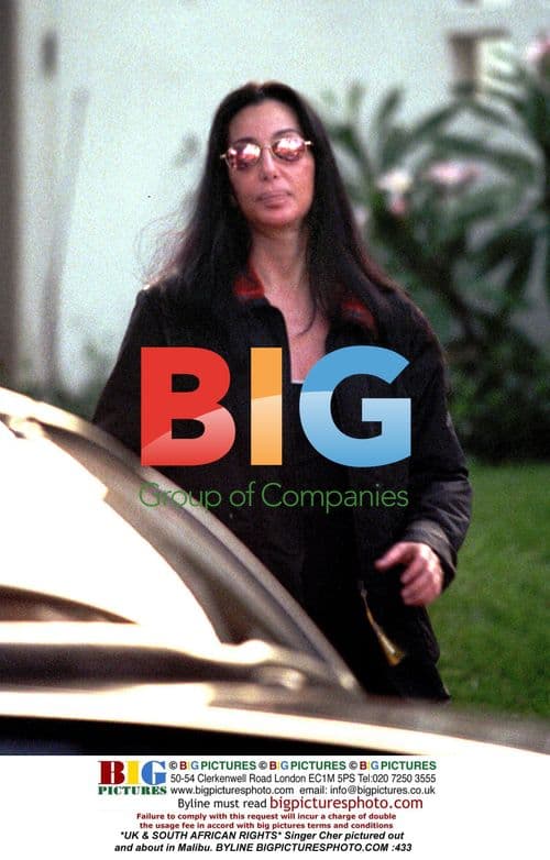 Singer Cher spotted in Malibu