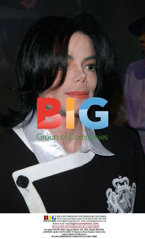 Michael Jackson at Art for AIDS event