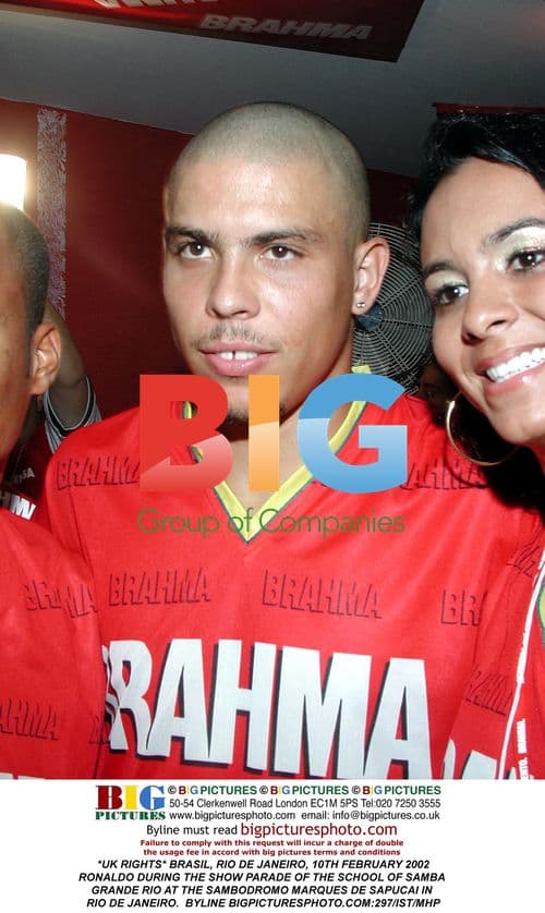 Ronaldo at Samba Parade in Rio