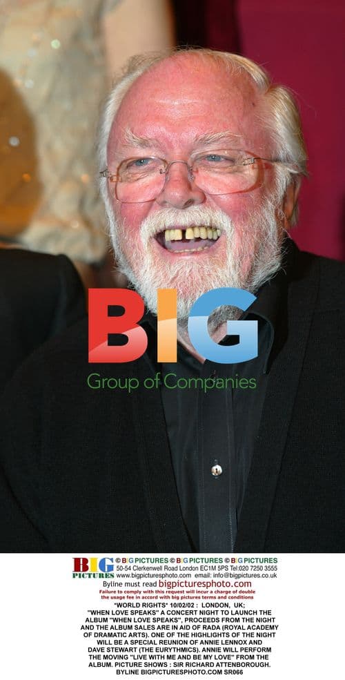 Sir Richard Attenborough at "When Love Speaks" concert