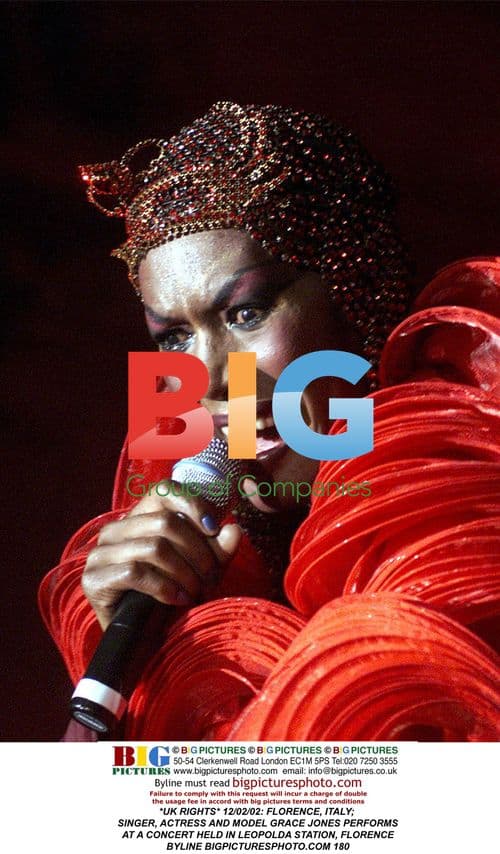 Grace Jones Performing in Florence