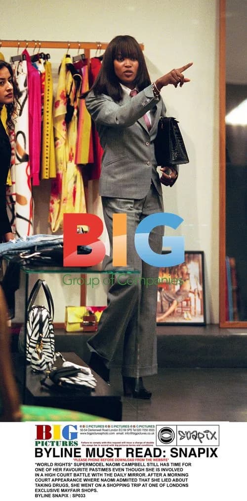 Naomi Campbell Shopping After Court