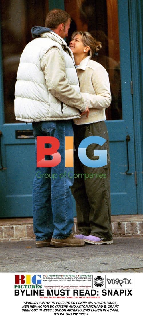 Penny Smith with New Boyfriend and Richard E. Grant