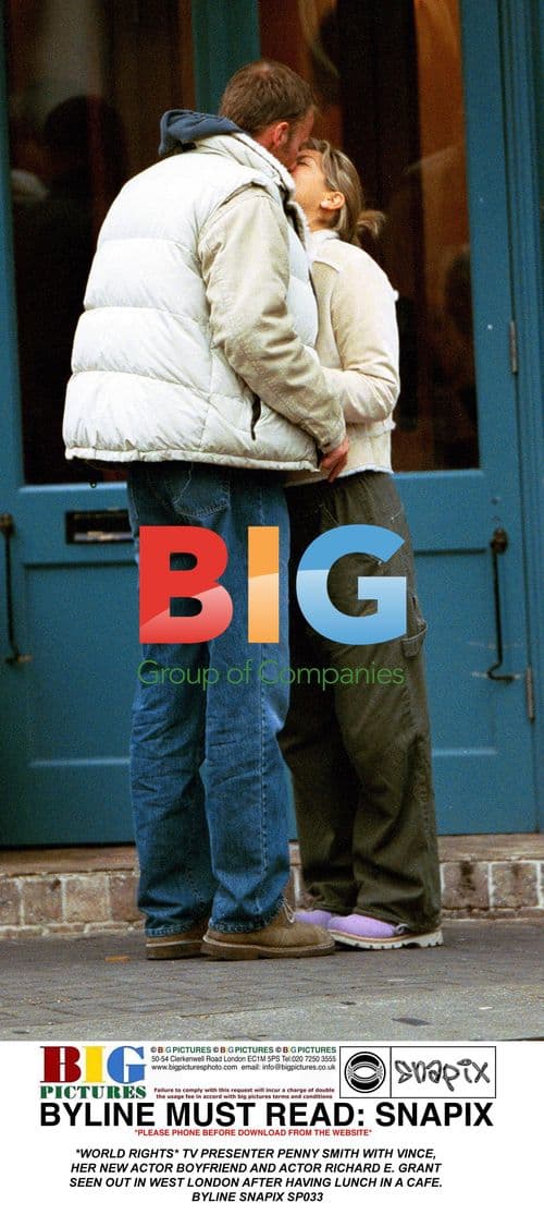 Penny Smith and Richard E. Grant Spotted in London