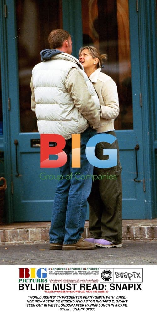 TV Presenter Penny Smith with Vince and Richard E. Grant