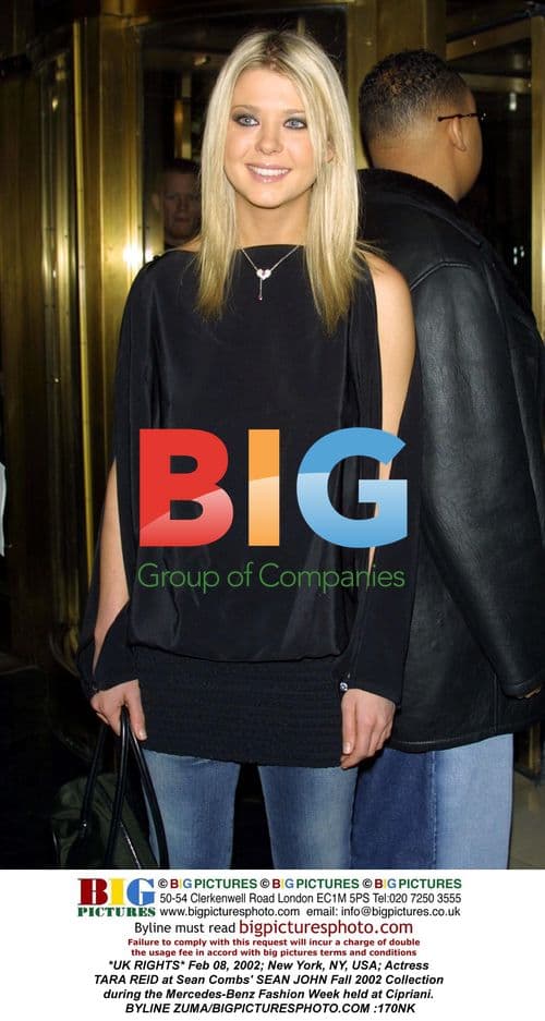 Tara Reid at Sean Combs' SEAN JOHN Fashion Show