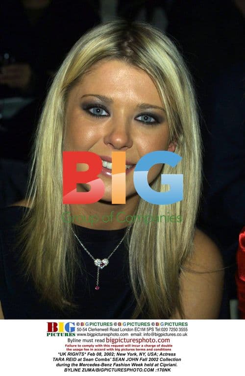 Tara Reid at Sean John Fall 2002 Fashion Show