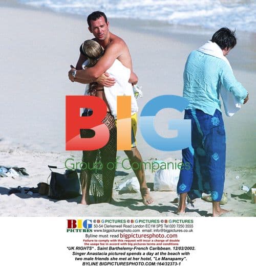 Anastacia Spends Beach Day in Saint Barthelemy