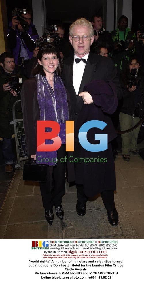 Emma Freud and Richard Curtis at London Film Critics Circle Awards