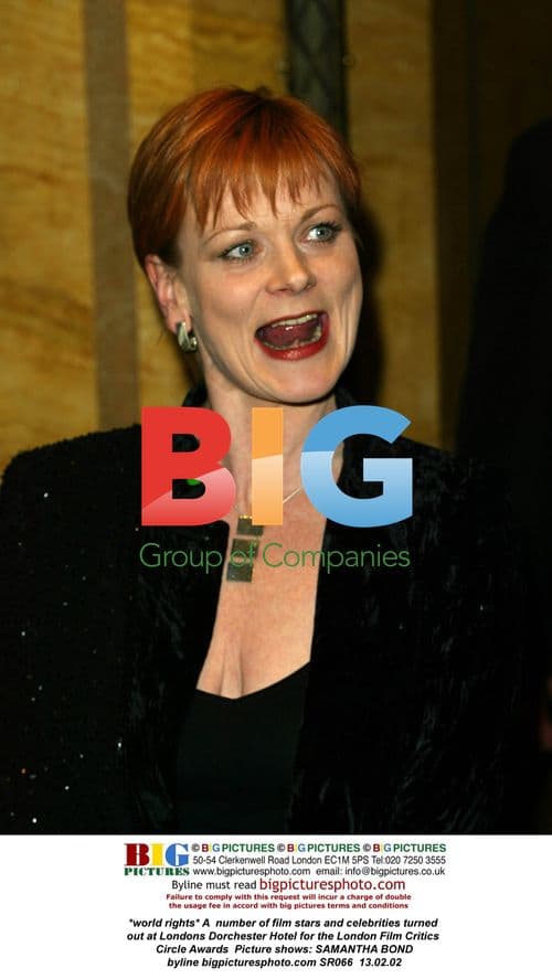 Samantha Bond at London Film Critics Circle Awards