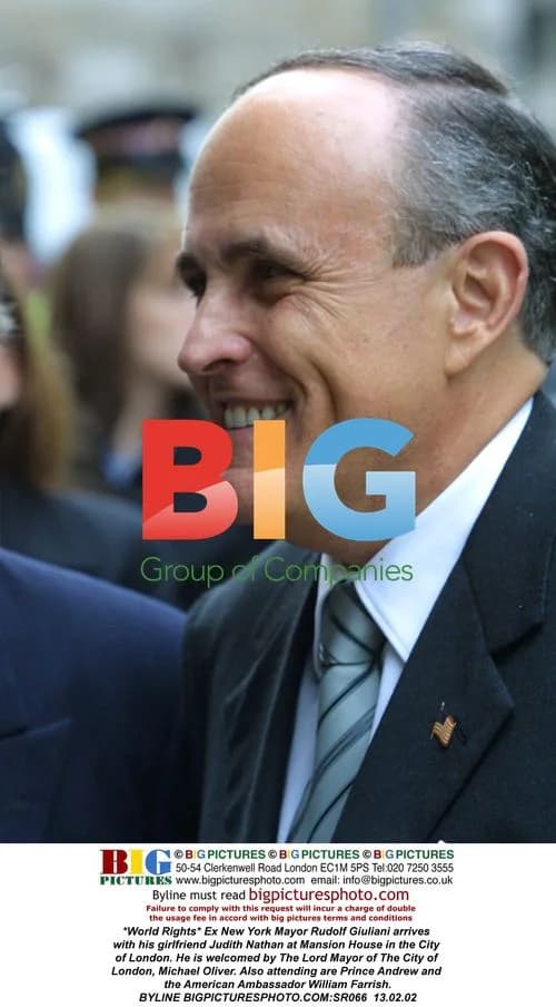 Ex-NYC Mayor Giuliani at Mansion House