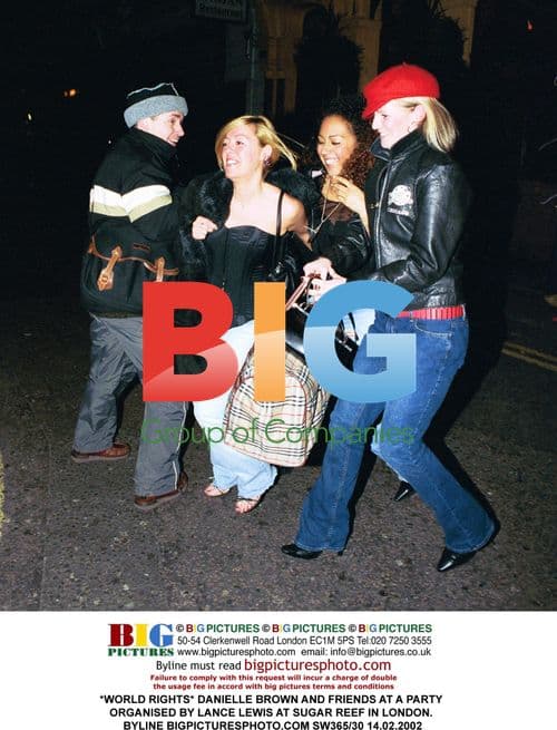 Danielle Brown and Friends at Party in London