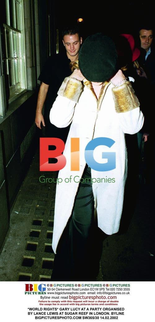 Gary Lucy at Party in London