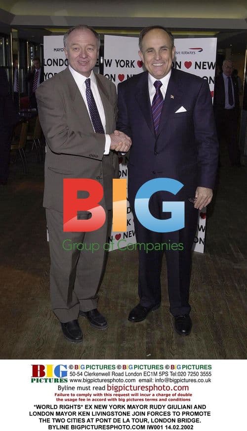 Giuliani and Livingstone Promote NYC and London