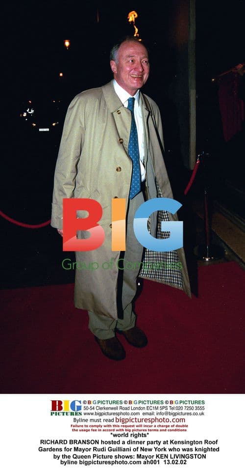 Branson Hosts Dinner for Knighted Giuliani