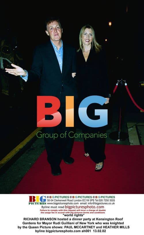 Branson Hosts Dinner for Giuliani