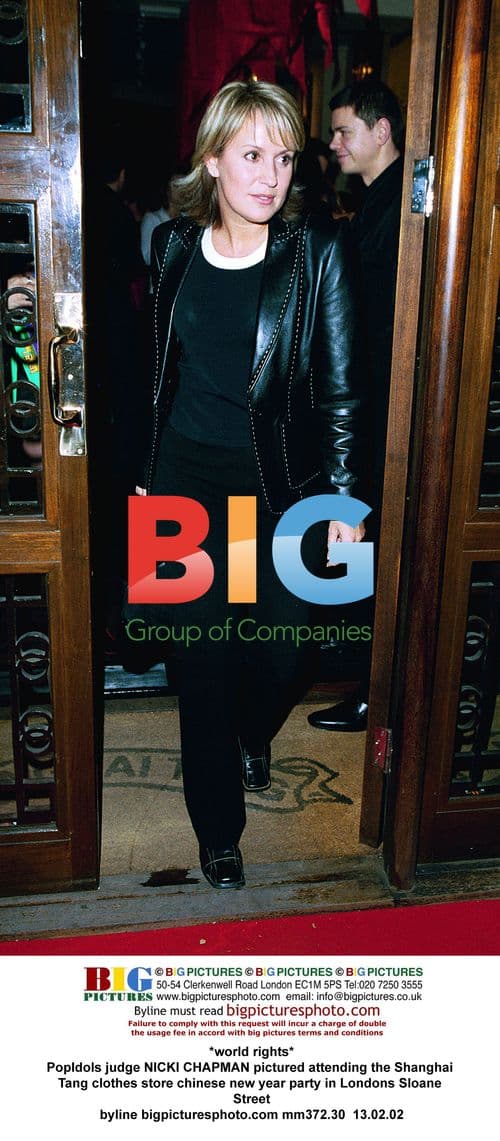 NICKI CHAPMAN at Shanghai Tang Chinese New Year Party