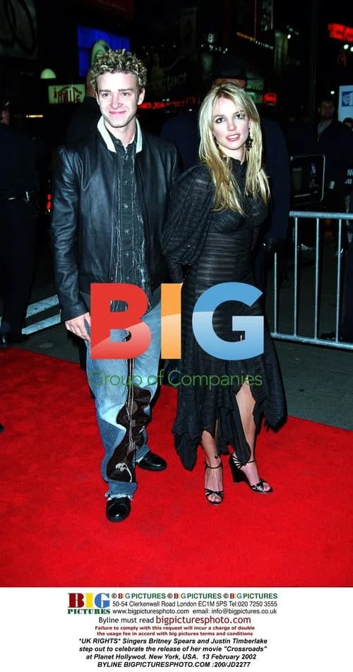 Britney Spears and Justin Timberlake at "Crossroads" Premiere