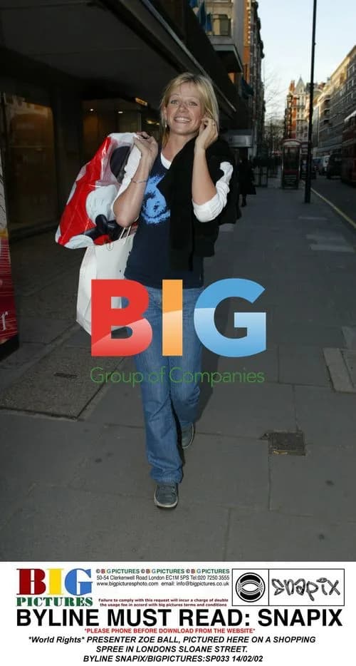 Zoe Ball Shopping on Sloane Street
