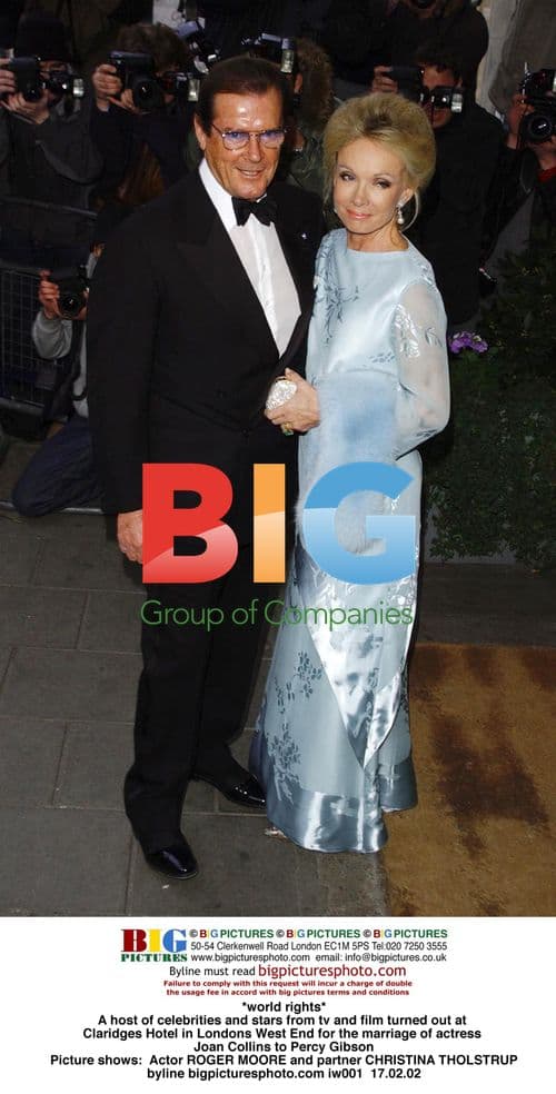 Joan Collins and Percy Gibson's Wedding