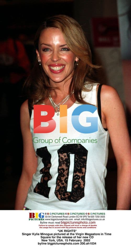 Kylie Minogue at Virgin Megastore in NY