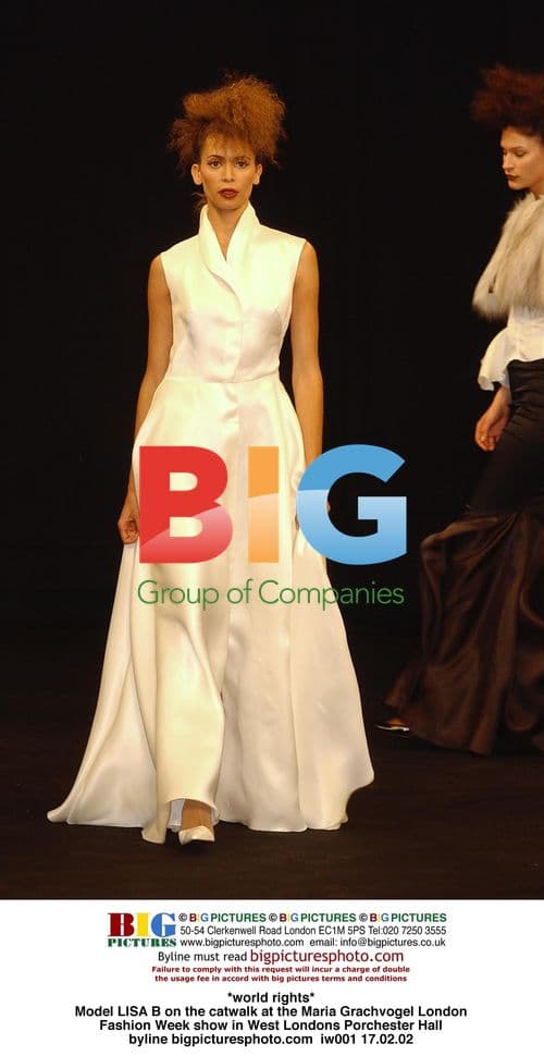 Model LISA B at Maria Grachvogel Show