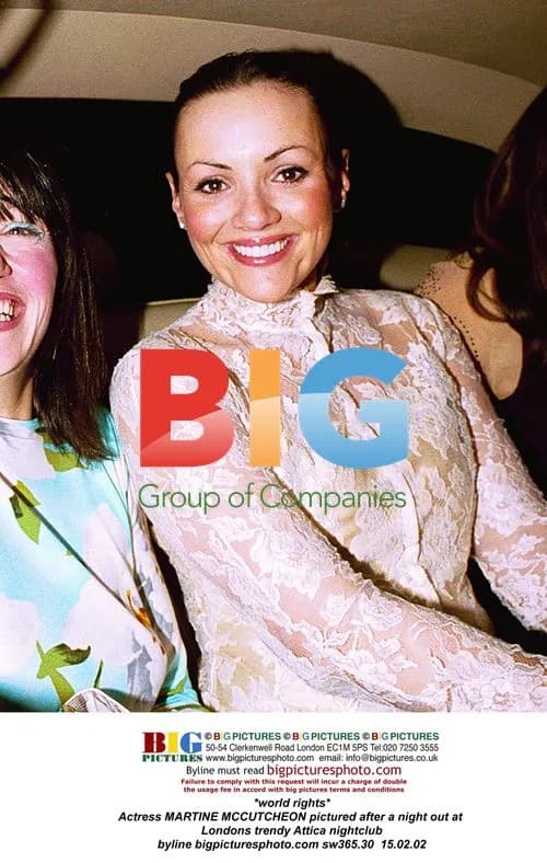 Martine McCutcheon Leaving Attica Nightclub