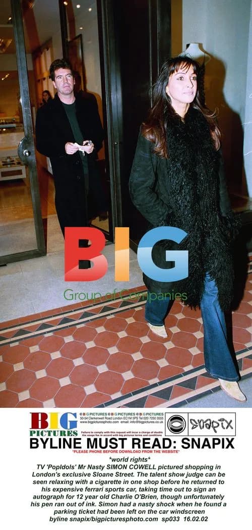Simon Cowell Shopping in London