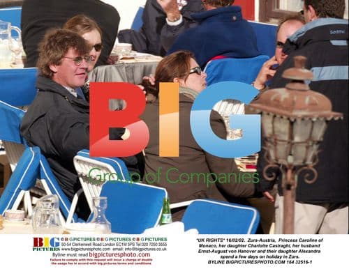 Princess Caroline and family on ski holiday in Zurs, Austria