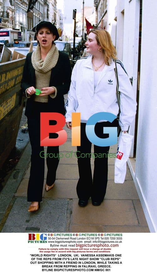 Vanessa Assemakis out shopping in London