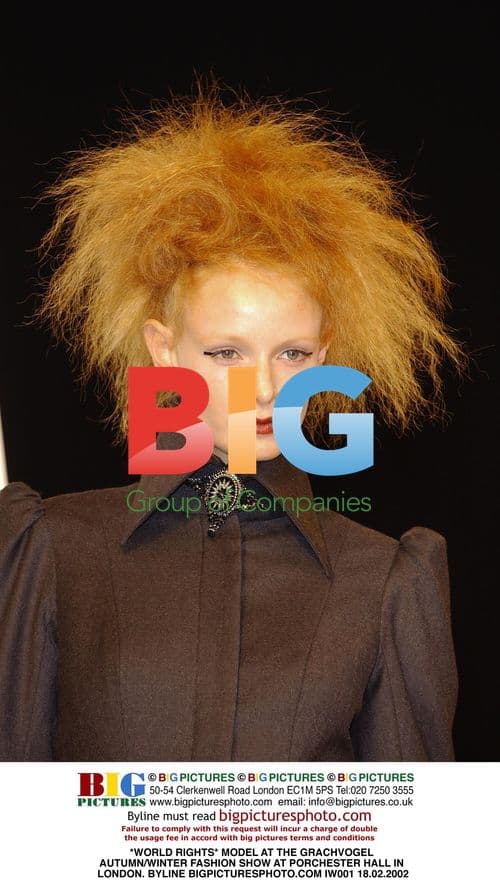 Model at Grachvogel Fashion Show in London