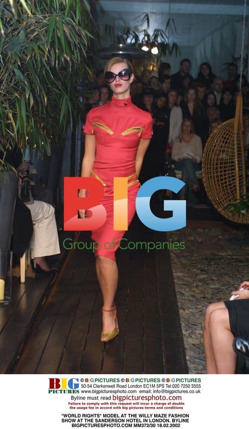 Model at Willy Maze Fashion Show