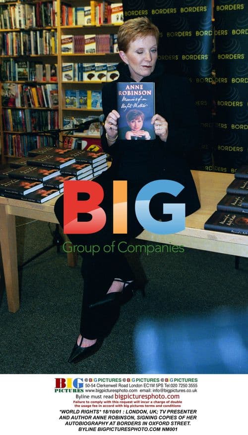Anne Robinson Signing Autobiography