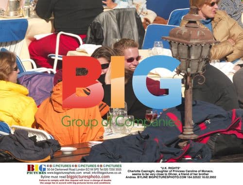 Charlotte Casiraghi and friend Olivier