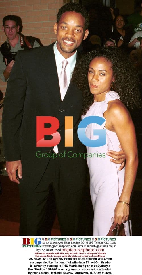 Sydney Premiere of "Ali" with Will Smith and Jada Pinkett-Smith