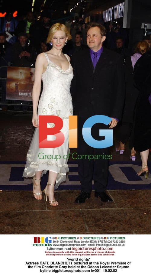 Cate Blanchett at Charlotte Gray Premiere