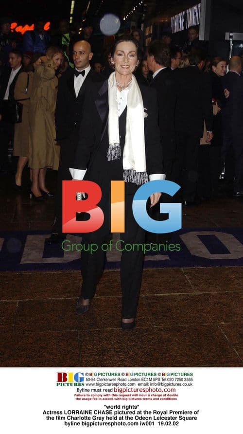 Lorraine Chase at Charlotte Gray Premiere