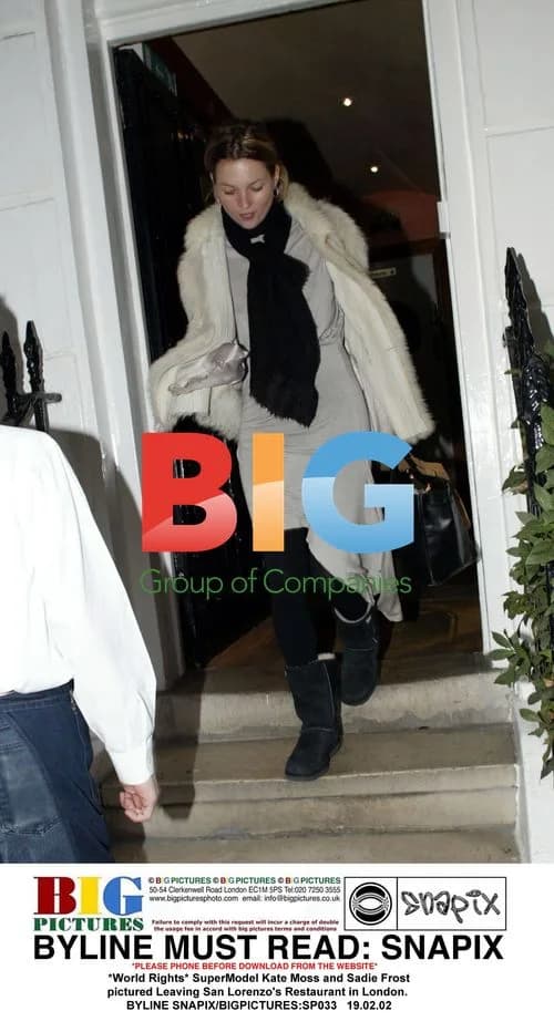 Kate Moss and Sadie Frost Leaving Restaurant