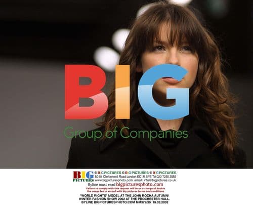 Model at John Rocha Fashion Show 2002