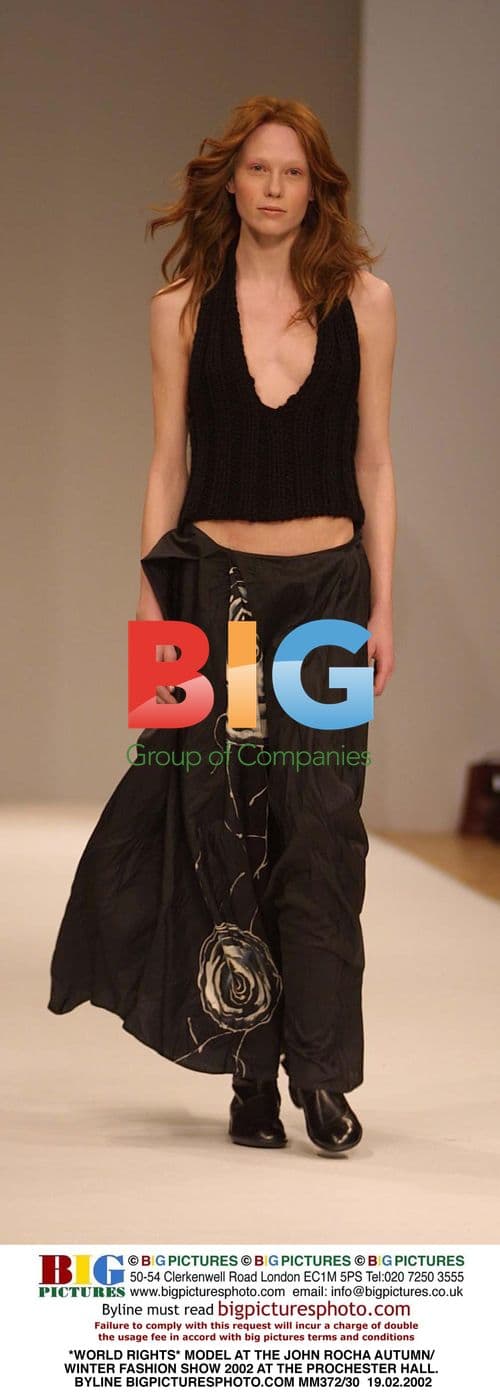 Model at John Rocha 2002 Fashion Show