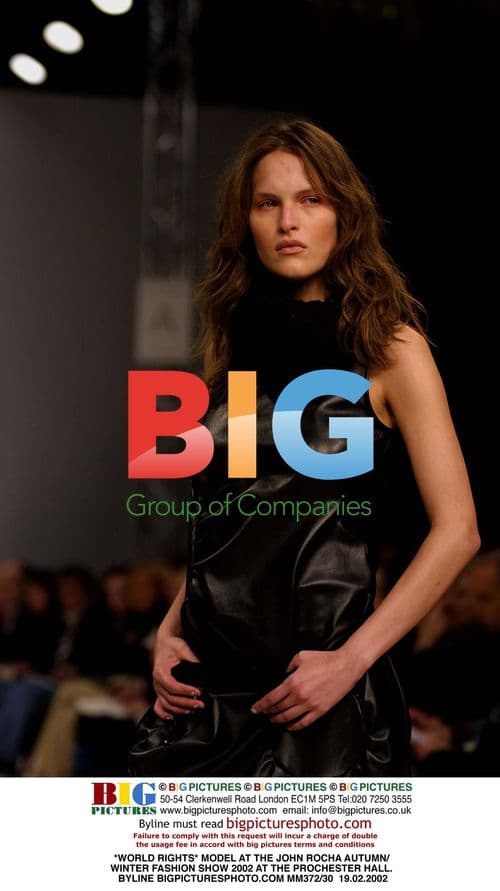 Model at John Rocha Fashion Show 2002