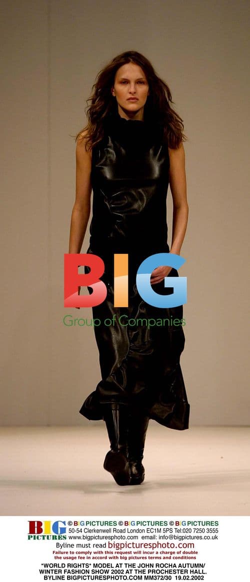 Model at John Rocha Fashion Show 2002