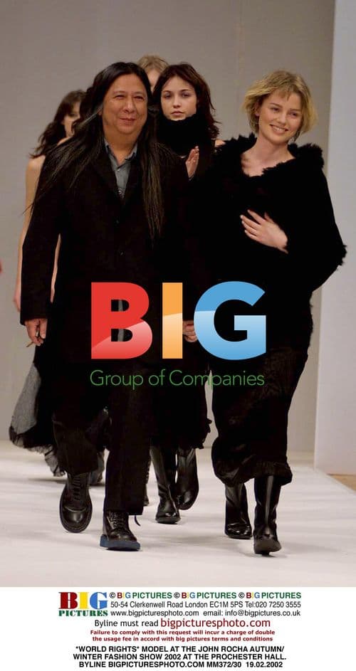 Model at John Rocha AW 2002 Fashion Show