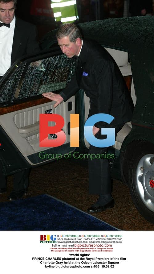 Prince Charles at Charlotte Gray Premiere