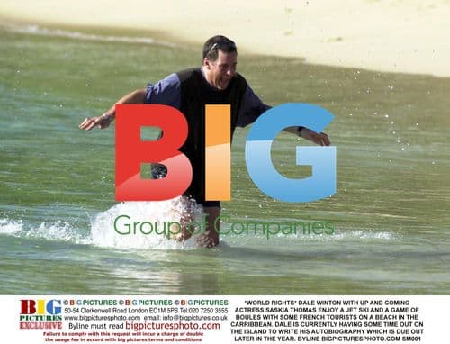 Dale Winton and Saskia Thomas Enjoy Caribbean Getaway